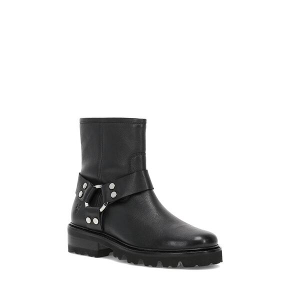 Frye Olivia Harness Short Bootie - 9.5 M - Black - Picture 1 of 7